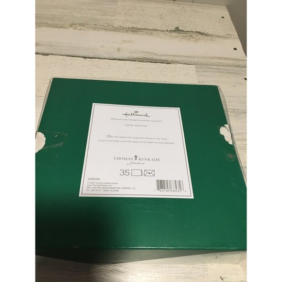 Hallmark Deluxe Holiday Cards with designed self sealing envelopes & seals - Picture 2 of 2